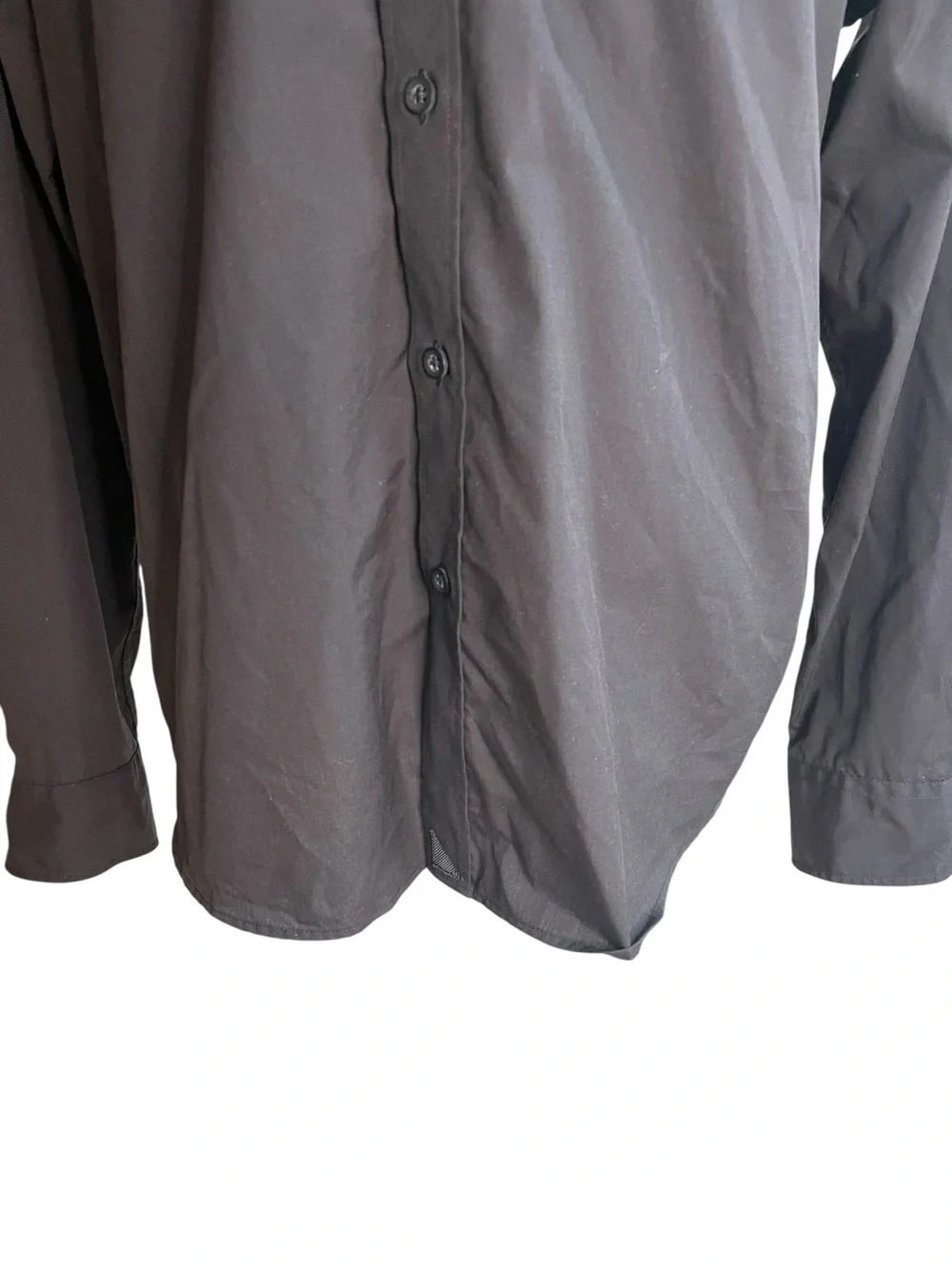 UNTUCKit Black Stone Wrinkle Free Button Down Shirt Black